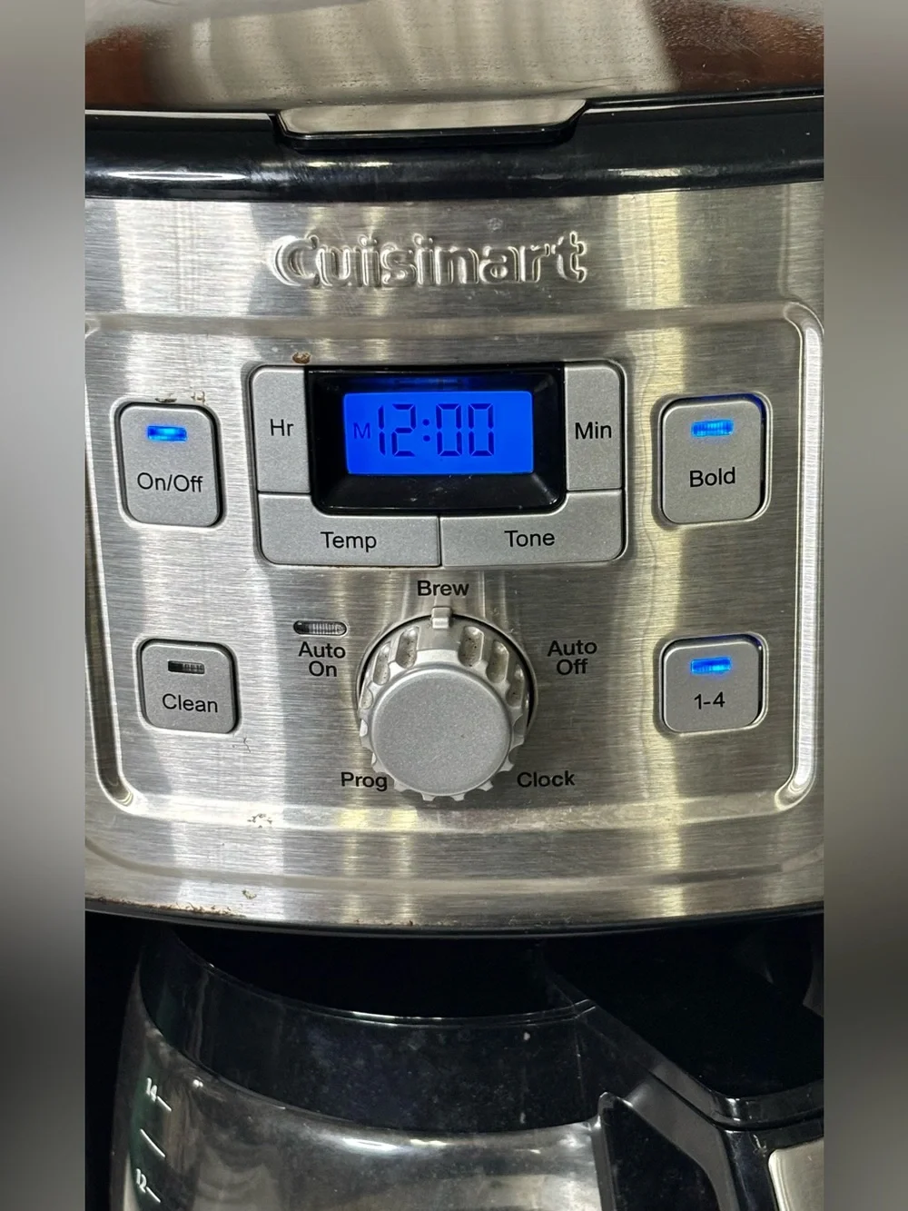 Cuisinart Black and Stainless Steel 12-Cup Drip Coffee Maker